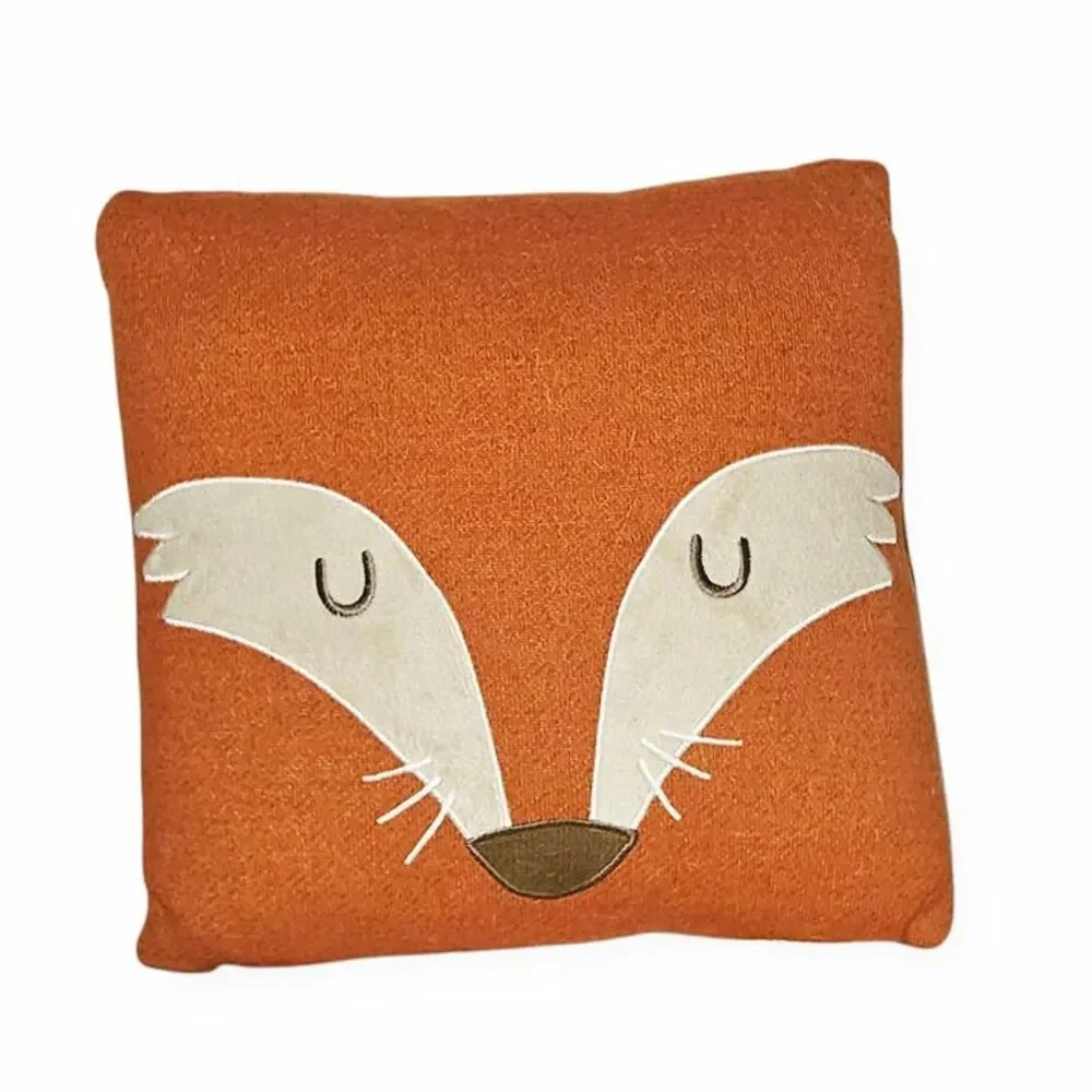 Colorful Children's Handmade Pillow 12 x 12 Michael Miller Forest Life Pattern
